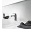Смеситель для раковины Grohe Eurosmart Cosmopolitan, M-size, с донным клапаном, темный графит матовый 23325ALC 4