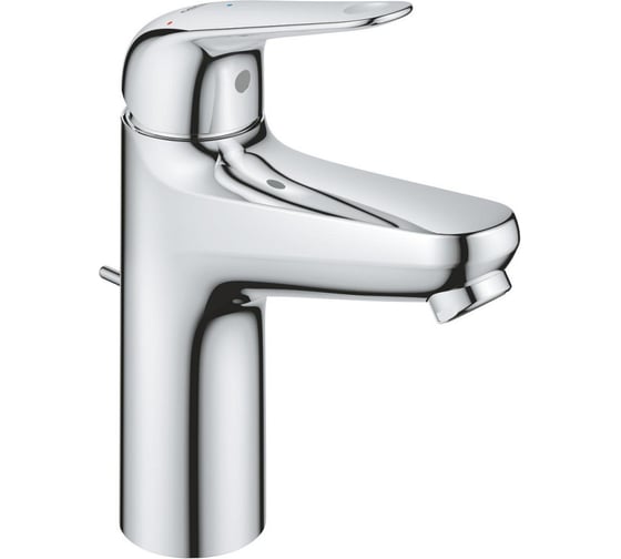 Смеситель для раковины Grohe Euroeco с донным клапаном, размер M, хром 24268001