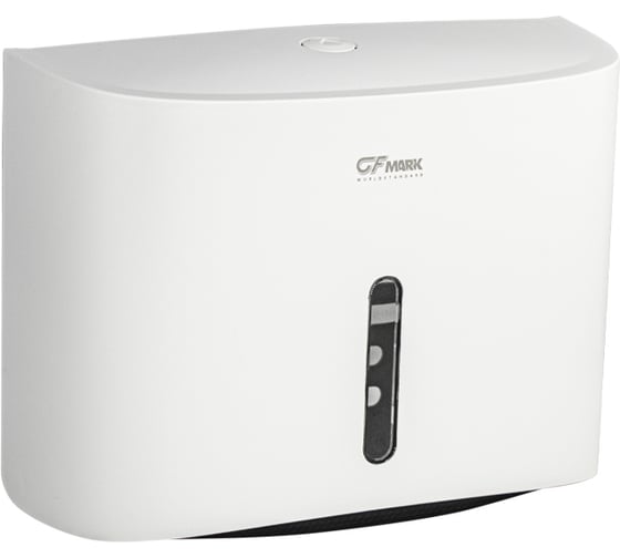 Диспенсер для бумажного полотенца Z сложения GFmark с ключом, из АБС пластика, цвет БЕЛЫЙ 9919