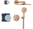 Душевая система Grohe Grohtherm SmartControl с термостатом для душа, теплый закат глянец 34863DA0 2
