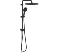Душевая система Grohe Tempesta System 250 Cube Flex с переключателем, матовый чёрный () 269762431