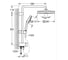 Душевая система Grohe Tempesta System 250 Cube Flex с переключателем, матовый чёрный () 269762431 5