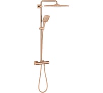 Душевая система Grohe Rainshower SmartActive 310 Cube с термостатом для душа, теплый закат глянец () 26837DA0