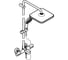 Душевая система Grohe Tempesta System 250 Cube с термостатом для ванны, матовый чёрный () 266912431 8
