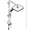 Душевая система Grohe Tempesta System 250 Cube Flex с переключателем, хром () 26976001 7