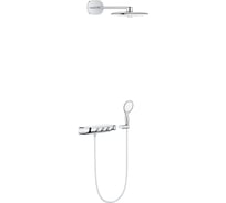 Душевая система Grohe Rainshower System SmartControl Duo 360 с термостатом для душа, белая луна () 26443LS0