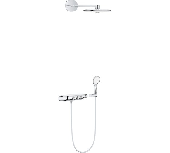 Душевая система Grohe Rainshower System SmartControl Duo 360 с термостатом для душа, белая луна () 26443LS0