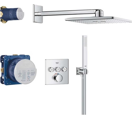 Душевая система Grohe SmartControl с термостатом для душа, хром () 34873000