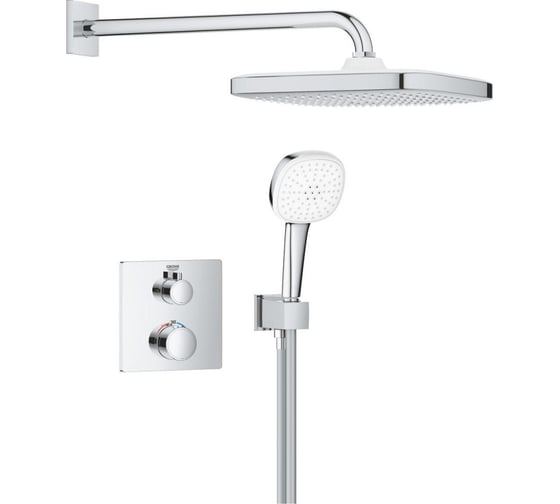 Душевая система Grohe Grohtherm с термостатом для душа, хром () 1039950000