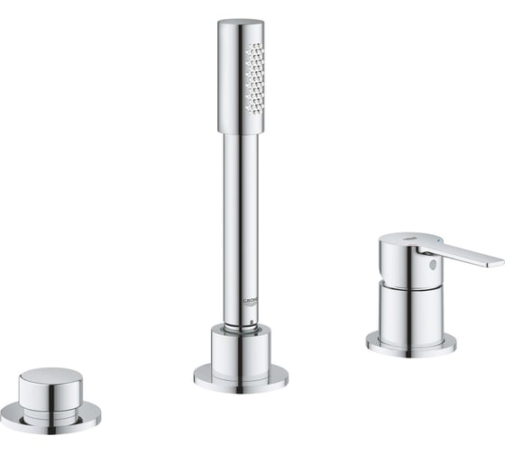 Смеситель для ванны Grohe Lineare на 3 отверстия, хром () 19965001