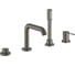 Смеситель для ванны Grohe Essence на 4 отверстия, на край ванны, темный графит матовый () 19578AL1 1