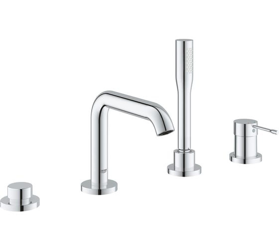 Смеситель для ванны Grohe Essence на 4 отверстия, на край ванны, хром () 1957800A