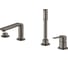 Смеситель для ванны Grohe Lineare на 4 отверстия, на край ванны, темный графит матовый () 19577AL1 3