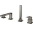 Смеситель для ванны Grohe Eurocube на 4 отверстия, на край ванны, темный графит матовый () 19897AL1 3