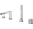 Смеситель для ванны Grohe Plus на 4 отверстия, на край ванны, суперсталь () 29307DC3 3