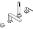 Смеситель для ванны Grohe Plus на 4 отверстия, на край ванны, суперсталь () 29307DC3 7