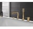 Смеситель для ванны Grohe Essence на 4 отверстия, на край ванны, холодный рассвет глянец () 19578GL1 2