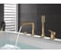 Смеситель для ванны Grohe Essence на 4 отверстия, на край ванны, холодный рассвет глянец () 19578GL1 3