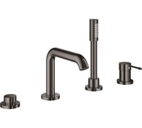 Смеситель для ванны Grohe Essence на 4 отверстия, на край ванны, темный графит глянец () 19578A01