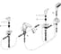 Смеситель для ванны Grohe BauEdge, хром () 2512010A 6