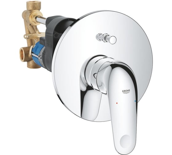 Смеситель для ванны Grohe Euroeco скрытого монтажа, хром () 32747001