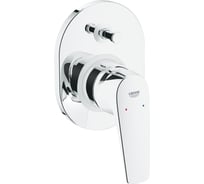 Смеситель для ванны Grohe BauFlow в комплекте с монтажной, хром () 29045000