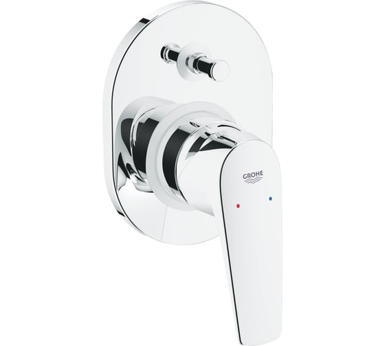Смеситель для ванны Grohe BauFlow в комплекте с монтажной, хром () 29045000