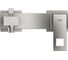 Смеситель для ванны Grohe Eurocube, суперсталь () 23140DC0 2