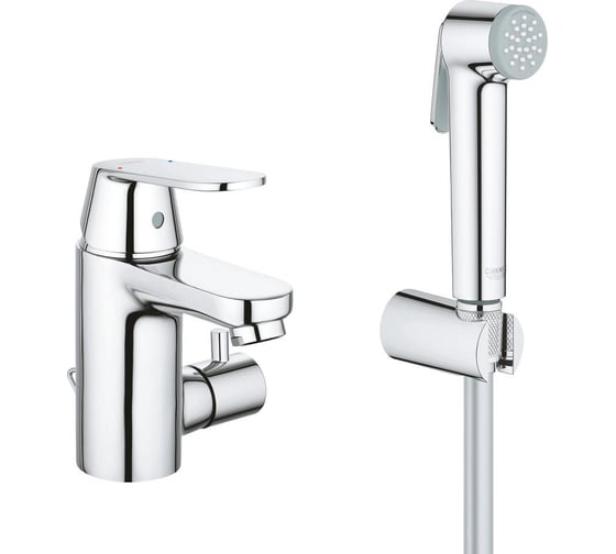 Смеситель для раковины Grohe Eurosmart Cosmopolitan с гигиеническим душем, S-size, хром 23950000