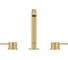 Смеситель для раковины Grohe Essence на 3 отверстия с донным клапаном, M-size, холодный рассвет, матовый 20296GN1 3