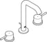 Смеситель для раковины Grohe Essence на 3 отверстия с донным клапаном, M-size, холодный рассвет, матовый 20296GN1 7