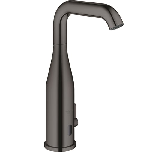 Смеситель для раковины Grohe Essence E инфракрасный, с регулировкой температуры, питание от батареи 6V, темный графит глянец 36445A00