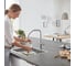Смеситель для кухонной мойки Grohe Blue Home с системой фильтрации, охлаждения и газирования воды, Wi-Fi, суперсталь () 31539DC0 8