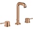 Смеситель для раковины Grohe Essence на 3 отверстия с донным клапаном, M-size, теплый закат, глянец 20296DA1 1