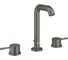 Смеситель для раковины Grohe Essence на 3 отверстия с донным клапаном, M-size, темный графит, матовый 20296AL1 1