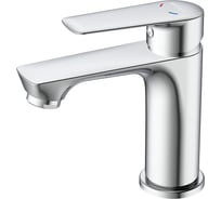 Смеситель одноручный для умывальника монолитный DECOROOM хром DR27011
