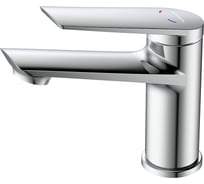Смеситель одноручный для умывальника монолитный DECOROOM хром DR24011
