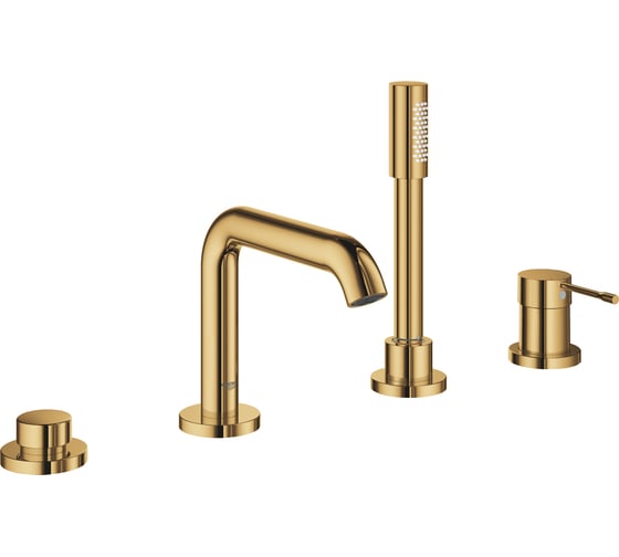 Смеситель для ванны Grohe Essence на 4 отверстия, холодный рассвет глянец () 25251GL1