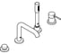 Смеситель для ванны Grohe Essence на 4 отверстия, холодный рассвет матовый 25251GN1 5