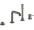 Смеситель для ванны Grohe Essence на 4 отверстия, темный графит матовый () 25251AL1 1