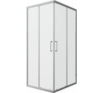 Душевое ограждение без поддона Bravat Line две раздвижные двери 900x900x2000 BS090.2202A