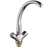 Смеситель для кухни с высоким изливом с гайкой Potato P4457