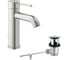 Смеситель для раковины Grohe Essence S-Size II с донным клапаном, суперсталь 23589DC1 2