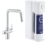 Смеситель для кухонной мойки Grohe Blue Pure Eurosmart с фильтрацией, фильтр обратного осмоса в комплекте, хром 30586000 1