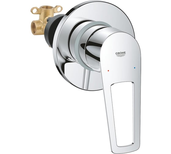 Смеситель для душа Grohe BauLoop с монтажной частью, хром 29042001