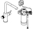 Смеситель для кухонной мойки Grohe Blue Pure Minta с вытяжным изливом и фильтрацией, фильтр в комплекте, хром 30591000 7