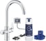 Смеситель для кухонной мойки Grohe Blue Pure BauCurve с фильтрацией, фильтр в комплекте, хром 30581000 1