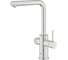 Смеситель для кухонной мойки Grohe Blue Pure Minta с вытяжным изливом и фильтрацией, без фильтра, суперсталь 30601DC0 2