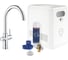 Смеситель для кухонной мойки Grohe Blue Professional с фильтрацией, охлаждением и газированием воды, хром 31607002 1