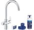 Смеситель для кухонной мойки Grohe Blue Pure StartCurve с фильтрацией, угольный фильтр в комплекте, хром 30593000 1
